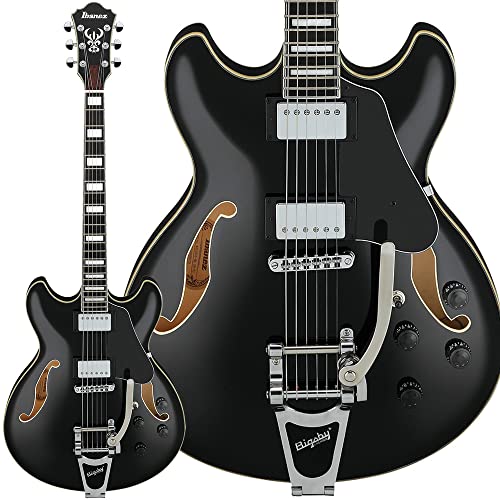 Ibanez セミアコースティックギター ブラック Ibanez アイバニーズ AS93BC BK (Black) セミアコギター